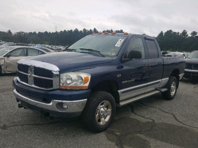 1D7KS28D16J131730 - 2006 DODGE RAM 2500 S ლურჯი ფოტო 2