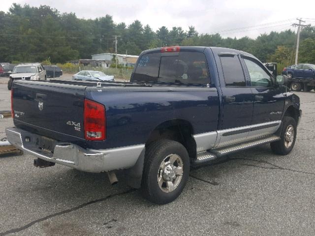 1D7KS28D16J131730 - 2006 DODGE RAM 2500 S ლურჯი ფოტო 4