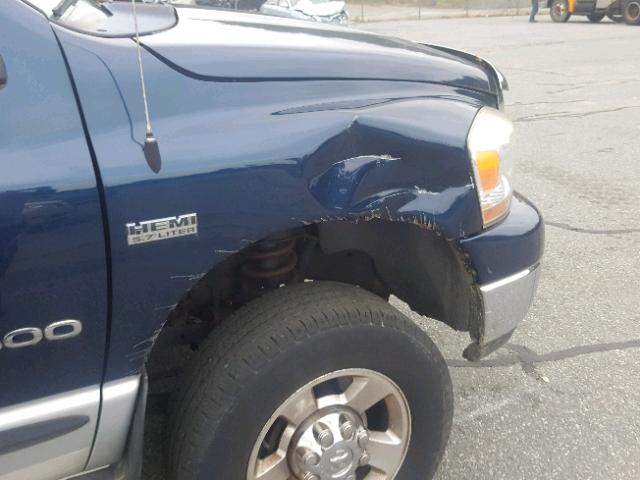 1D7KS28D16J131730 - 2006 DODGE RAM 2500 S ლურჯი ფოტო 9