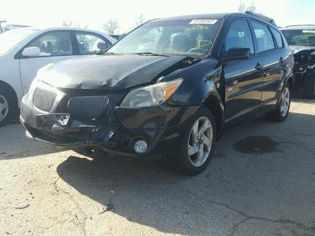 5Y2SL63885Z446047 - 2005 PONTIAC VIBE BLACK photo 2