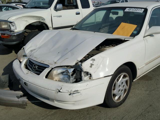 1YVGF22C5Y5171657 - 2000 MAZDA 626 ES WHITE photo 10