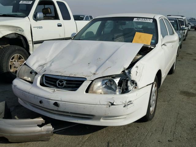 1YVGF22C5Y5171657 - 2000 MAZDA 626 ES WHITE photo 2