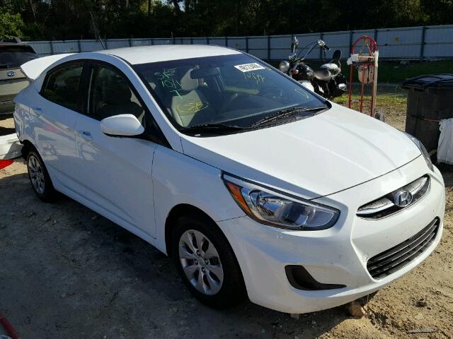 KMHCT4AE2GU057997 - 2016 HYUNDAI ACCENT SE WHITE photo 1