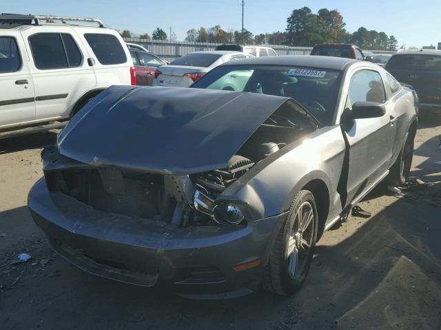 1ZVBP8AN0A5138443 - 2010 FORD MUSTANG GRAY photo 2