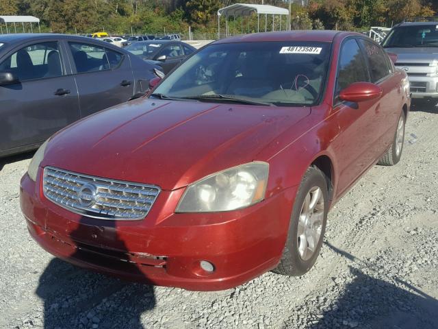 1N4AL11D35N932714 - 2005 NISSAN ALTIMA S RED photo 2