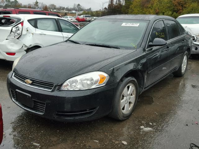 2G1WT58K169421026 - 2006 CHEVROLET IMPALA LT BLACK photo 2