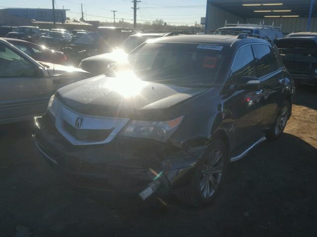 2HNYD2H7XAH520296 - 2010 ACURA MDX ADVANC BLACK photo 2