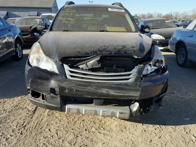 4S4BRCLC0A3326558 - 2010 SUBARU OUTBACK 2. BLACK photo 9