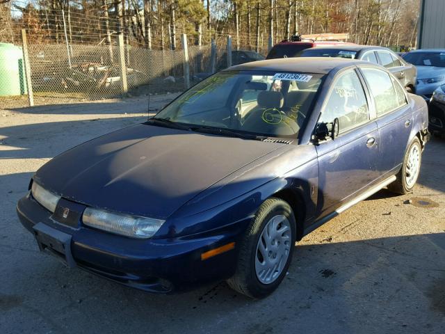 1G8ZJ5270XZ284256 - 1999 SATURN SL2 BLUE photo 2