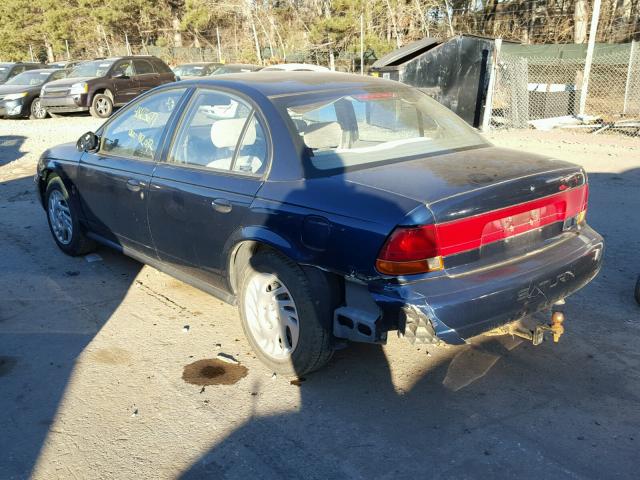 1G8ZJ5270XZ284256 - 1999 SATURN SL2 BLUE photo 3