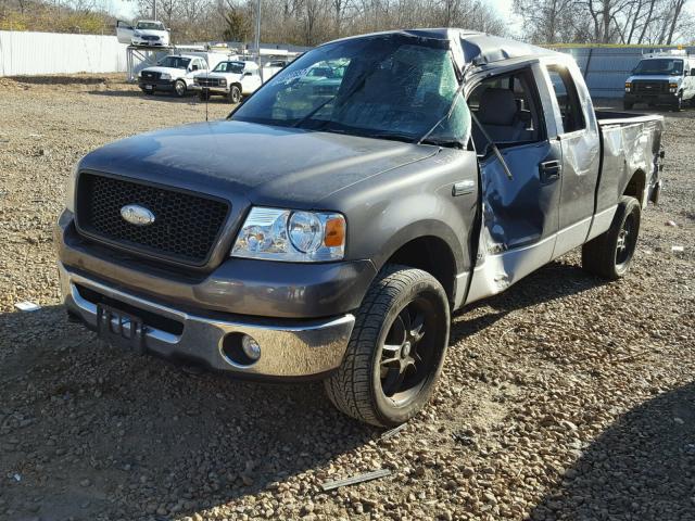 1FTPX14576NB15647 - 2006 FORD F150 Brun photo 2