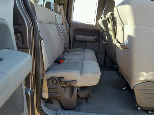 1FTPX14576NB15647 - 2006 FORD F150 Brun photo 6