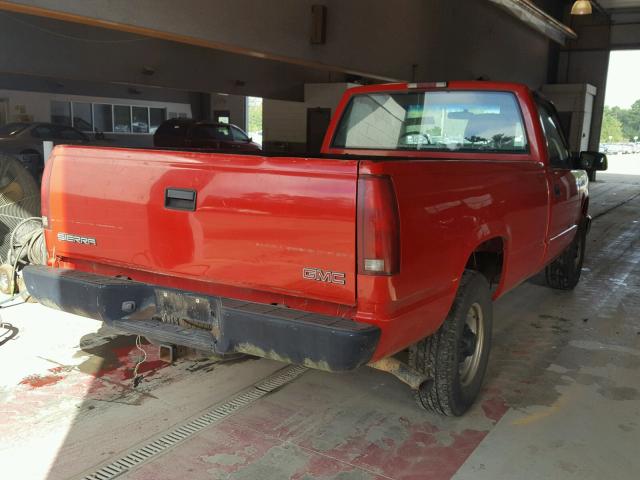 1GTGC24R7XR703742 - 1999 GMC SIERRA C25 RED photo 4