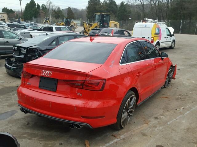 WAUF1GFF8G1005427 - 2016 AUDI S3 PRESTIG RED photo 4