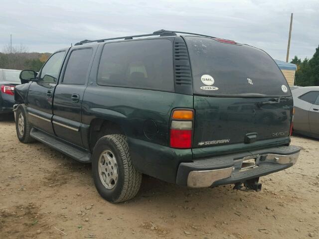 1GNFK16ZX4J105345 - 2004 CHEVROLET SUBURBAN K GREEN photo 3