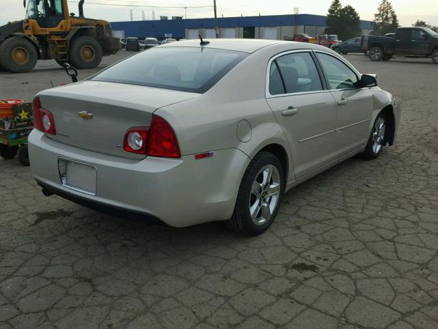 1G1ZH57B594196021 - 2009 CHEVROLET MALIBU 1LT GOLD photo 4