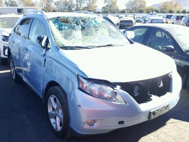 2T2BK1BA0AC037261 - 2010 LEXUS RX 350 BLUE photo 1