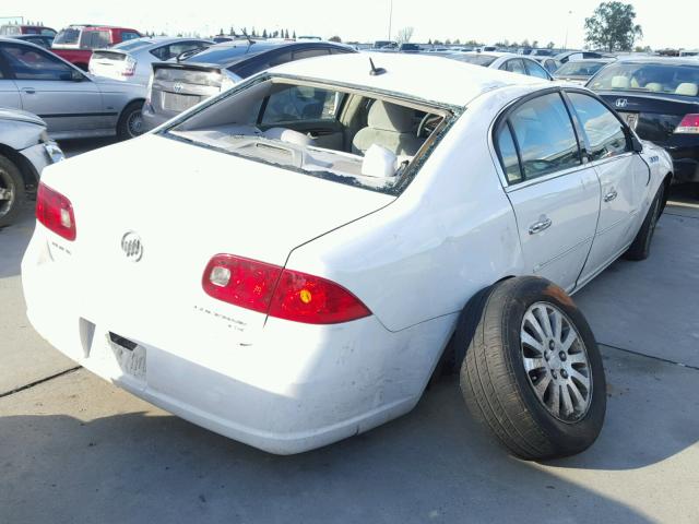 1G4HP57246U170300 - 2006 BUICK LUCERNE CX WHITE photo 4