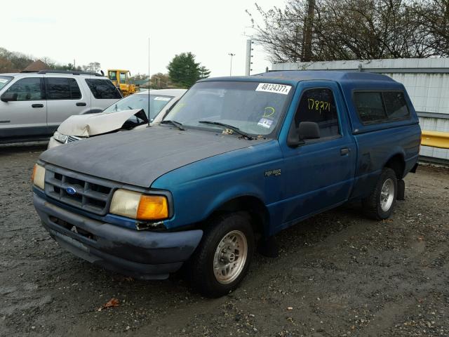 1FTCR10A6RTA89134 - 1994 FORD RANGER BLUE photo 2