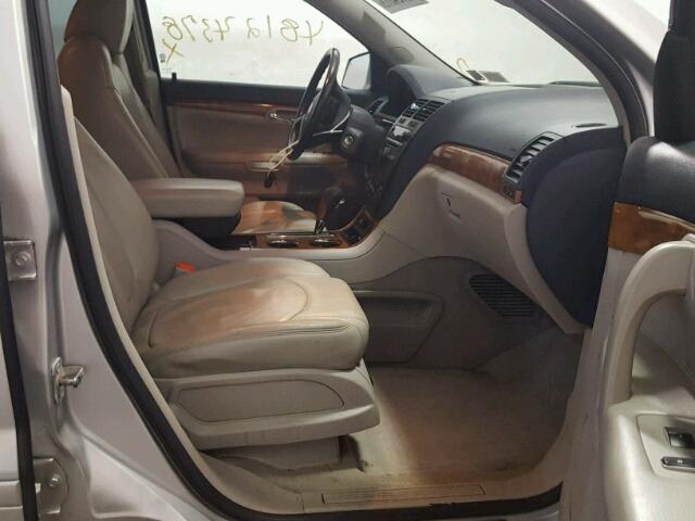 5GZEV23D99J133847 - 2009 SATURN OUTLOOK XR ვერცხლისფერი ფოტო 5