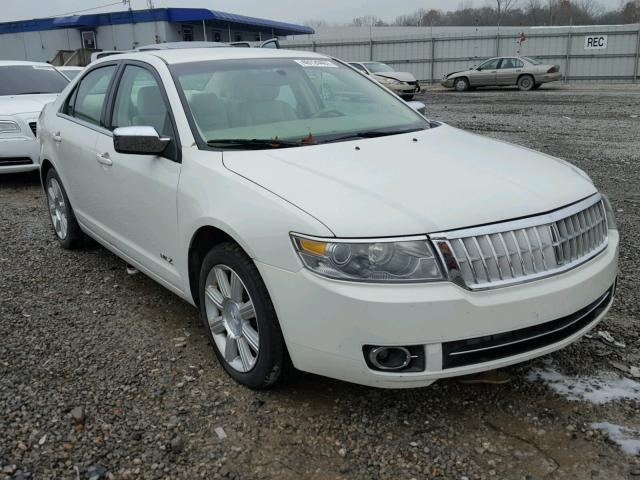 3LNHM28T08R629539 - 2008 LINCOLN MKZ WHITE photo 1