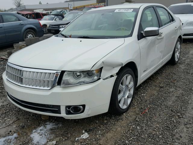 3LNHM28T08R629539 - 2008 LINCOLN MKZ WHITE photo 2