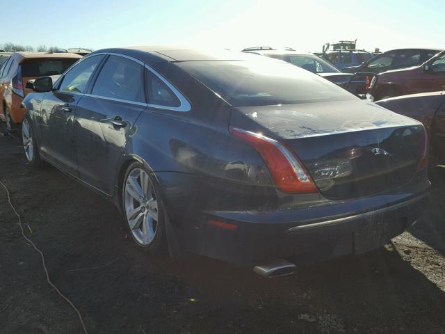 SAJWA2GB3BLV07598 - 2011 JAGUAR XJL BASE BLUE photo 3