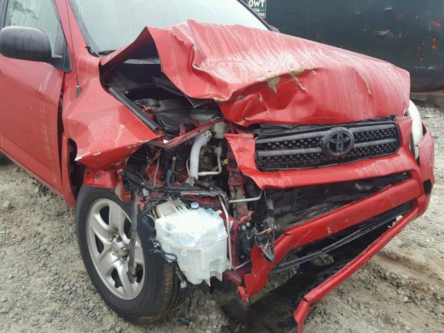 JTMZD33V485104543 - 2008 TOYOTA RAV4 RED photo 9