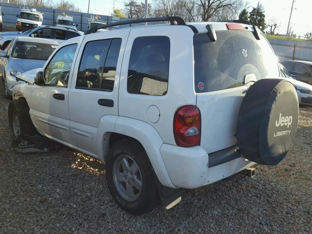 1J4GL58K22W231999 - 2002 JEEP LIBERTY LI WHITE photo 3