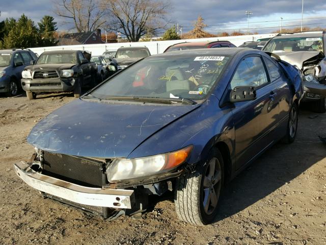 2HGFG12846H534462 - 2006 HONDA CIVIC EX ლურჯი ფოტო 2