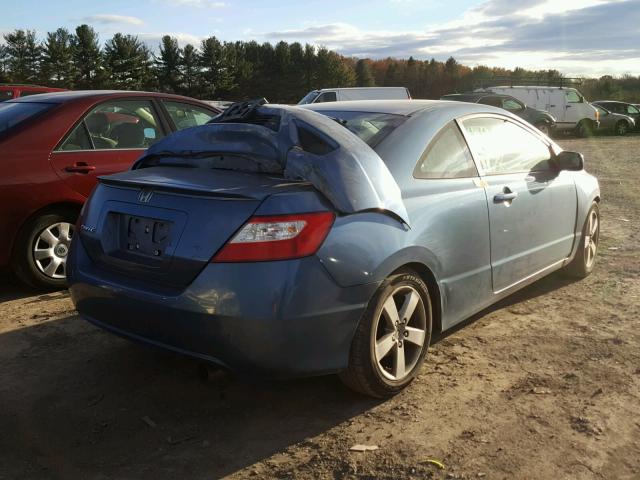 2HGFG12846H534462 - 2006 HONDA CIVIC EX ლურჯი ფოტო 4