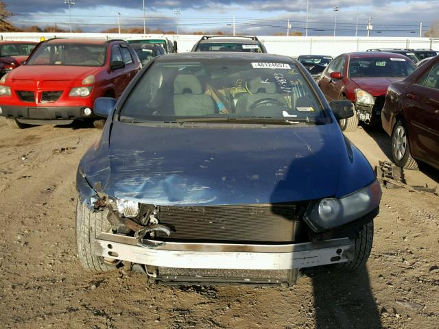 2HGFG12846H534462 - 2006 HONDA CIVIC EX BLUE photo 9