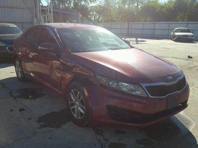 5XXGM4A70DG177108 - 2013 KIA OPTIMA LX RED photo 1