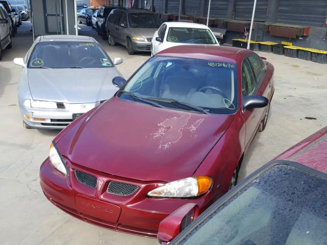1G2NE52E65M248979 - 2005 PONTIAC GRAND AM S Qırmızı foto 2