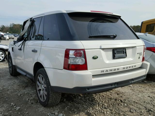 SALSF25429A196621 - 2009 LAND ROVER RANGE ROVE WHITE photo 3