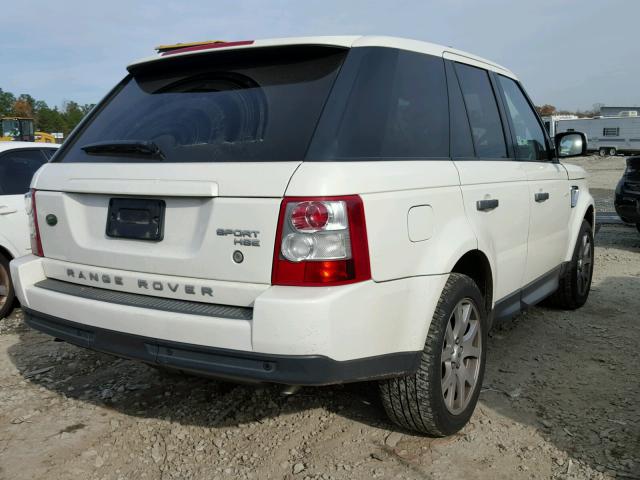 SALSF25429A196621 - 2009 LAND ROVER RANGE ROVE WHITE photo 4