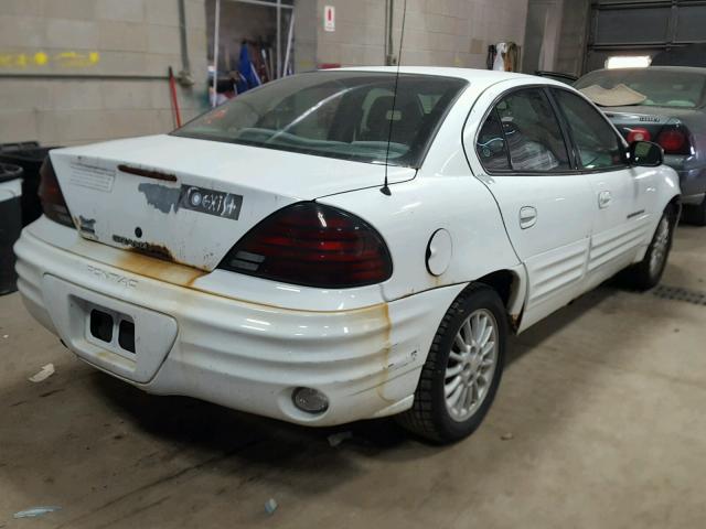 1G2NG52E3YM792922 - 2000 PONTIAC GRAND AM S WHITE photo 4