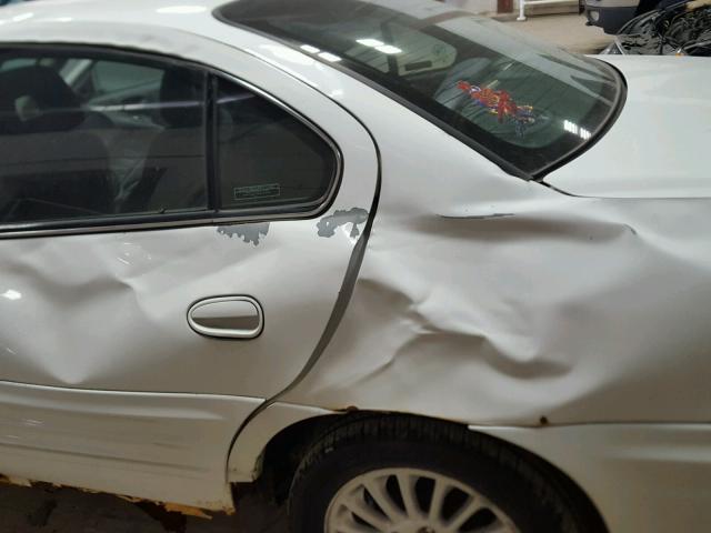 1G2NG52E3YM792922 - 2000 PONTIAC GRAND AM S თეთრი ფოტო 9