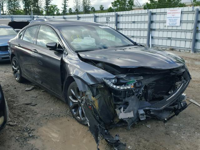 1C3CCCDG7FN665121 - 2015 CHRYSLER 200 S CHARCOAL photo 1