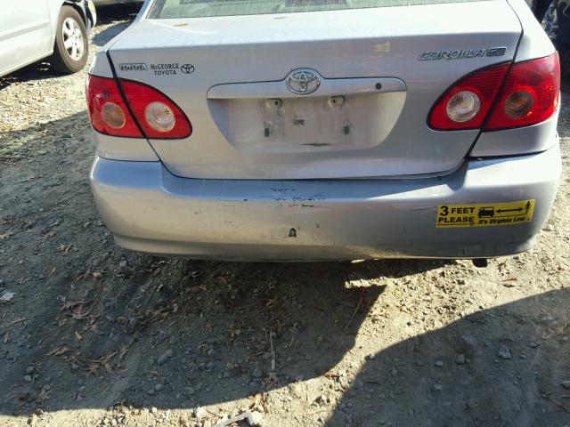 1NXBR32EX5Z379142 - 2005 TOYOTA COROLLA CE GRAY photo 9