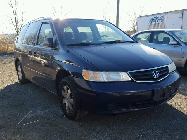 5FNRL18844B103296 - 2004 HONDA ODYSSEY EX BLUE photo 1