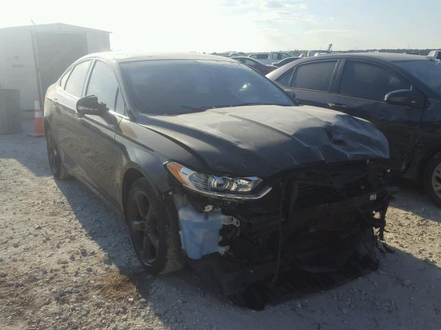 3FA6P0HD2ER201473 - 2014 FORD FUSION SE BLACK photo 1