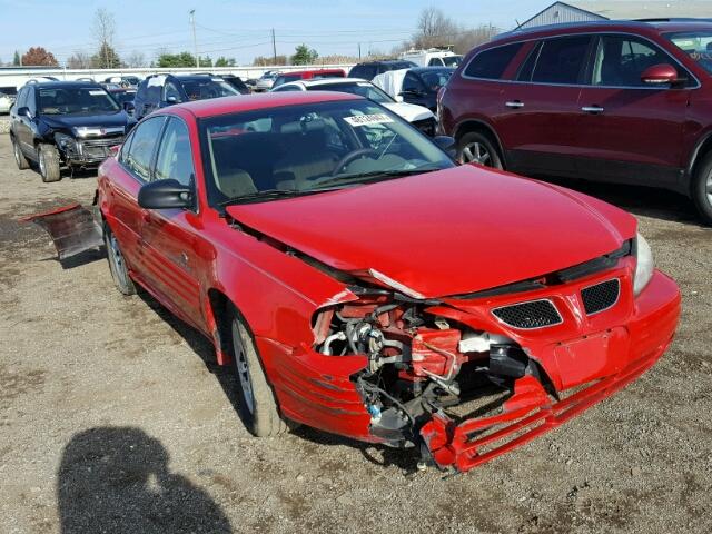 1G2NF52T41M503702 - 2001 PONTIAC GRAND AM S RED photo 1