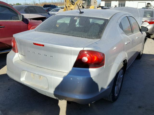 1B3BD4FB0BN546642 - 2011 DODGE AVENGER EX SILVER photo 4