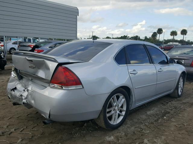 2G1WU581369100481 - 2006 CHEVROLET IMPALA LTZ SILVER photo 4