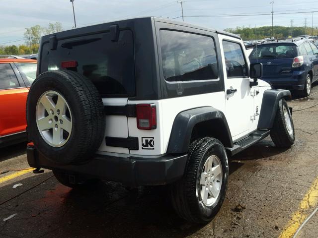 1C4AJWAG2CL154485 - 2012 JEEP WRANGLER S WHITE photo 4