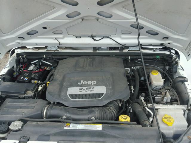 1C4AJWAG2CL154485 - 2012 JEEP WRANGLER S WHITE photo 7