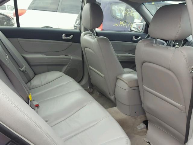 5NPEU46F27H220525 - 2007 HYUNDAI SONATA SE GRAY photo 6