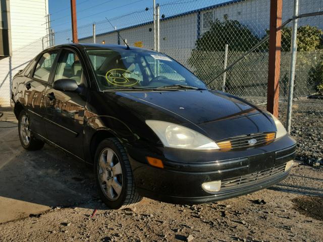 1FAFP38362W141229 - 2002 FORD FOCUS ZTS BLACK photo 1