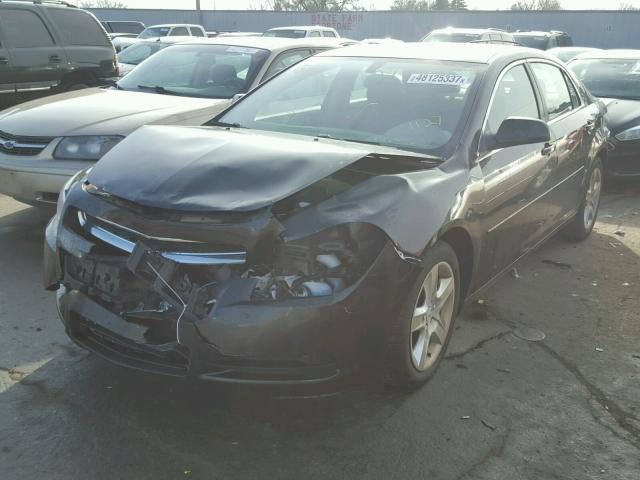 1G1ZA5EU0BF339041 - 2011 CHEVROLET MALIBU LS BLACK photo 2